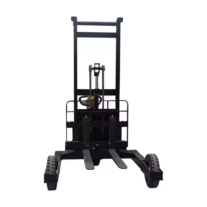 Cross-legged Electric Stacker